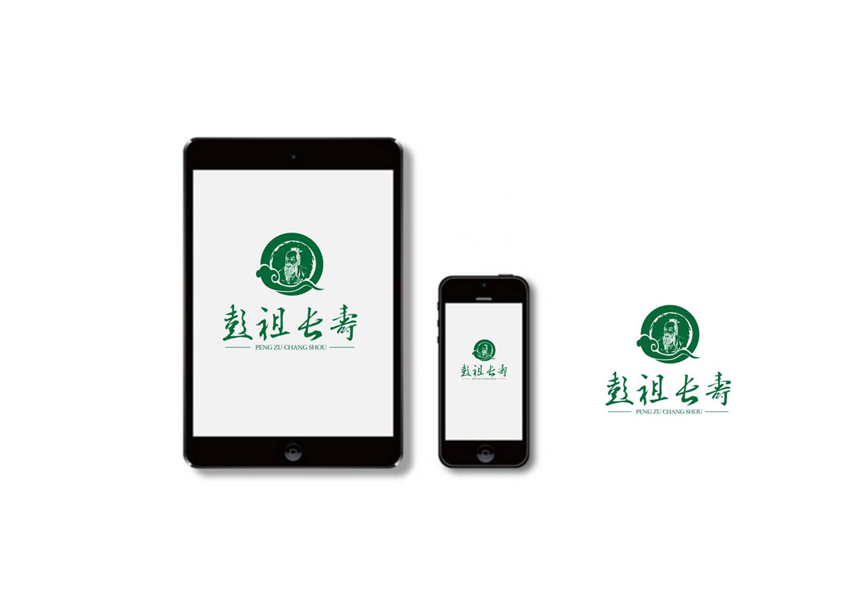 彭祖長壽LOGO設計_彭山LOGO設計公司_成都農業(yè)logo設計