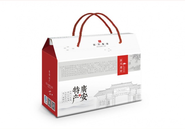 廣安市特產(chǎn)禮品盒食品包裝設計