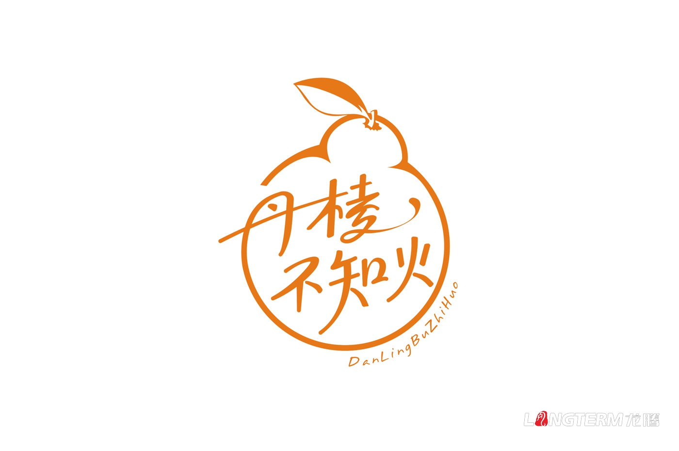 不知火品牌形象升級_丹棱不知火耙耙柑桔橙水果品牌標志LOGO設計