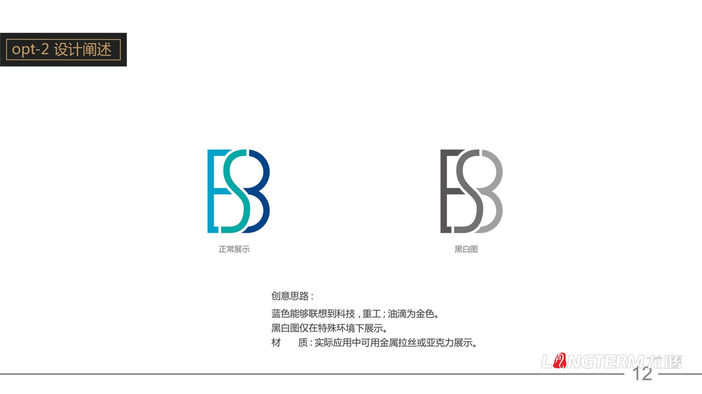 東巴石油有限公司LOGO設(shè)計(jì)_石油天然氣公司企業(yè)品牌形象設(shè)計(jì)